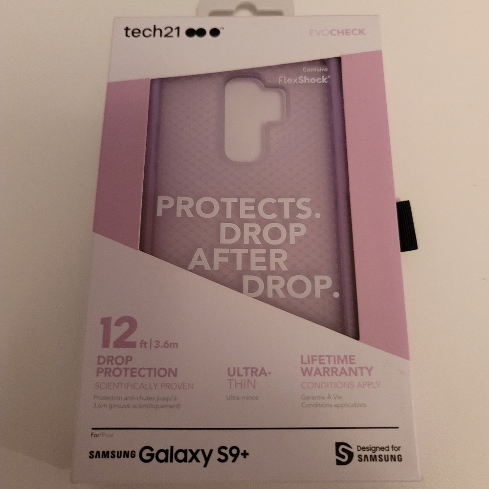 Samsung galaxy s9+ purple phone cover